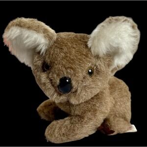 1976 Vintage 7" Dakin Koala Bear Plush Stuffed w/Nut Shell Felt Paws Pillow Pets